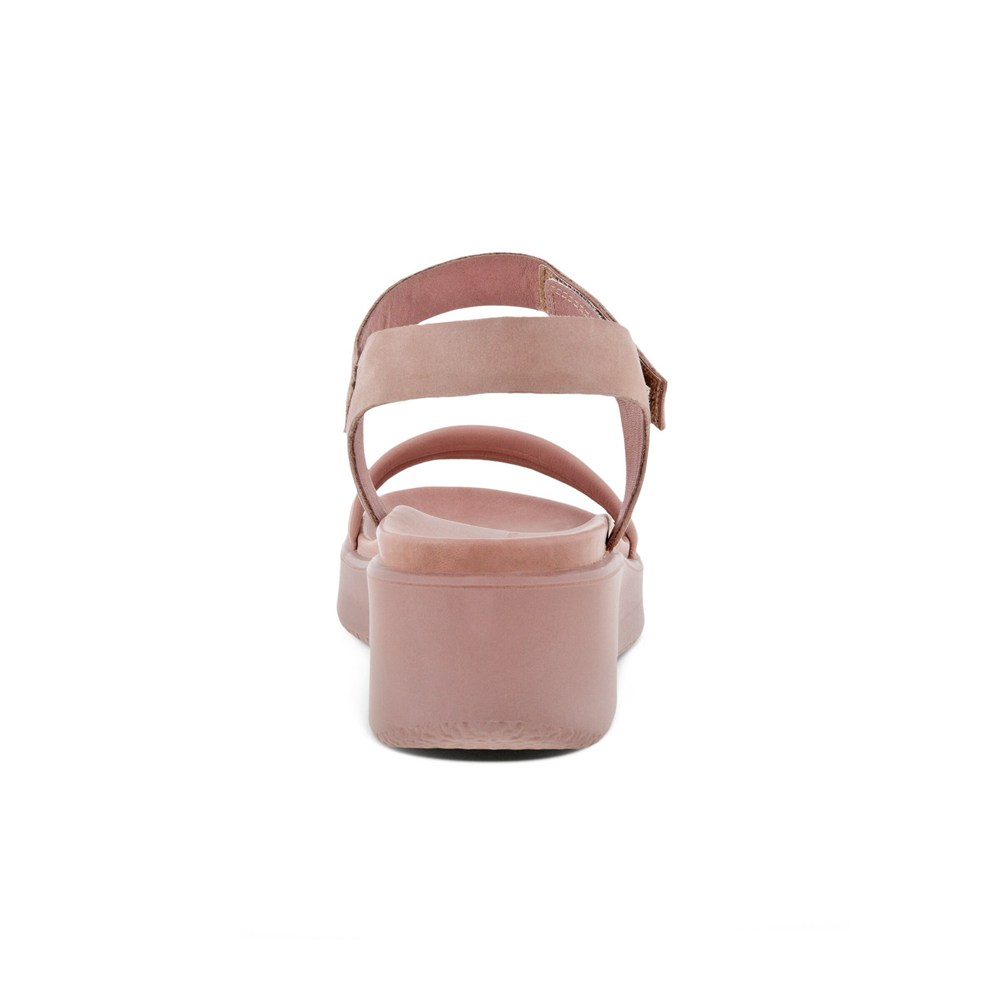Womens Sandals - ECCO Flowt Lx Wedge - Pink - 8570QUJEC